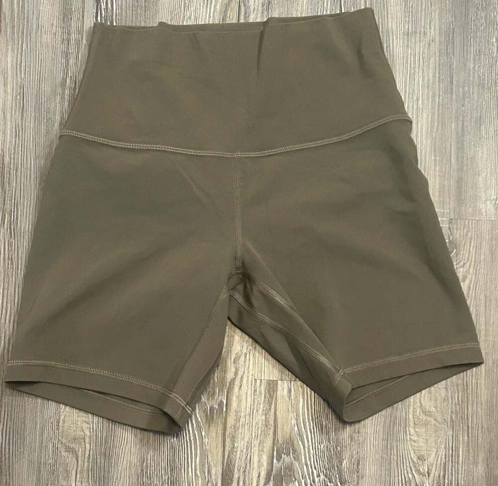 Lululemon Align High-Rise Short 6" Army Green